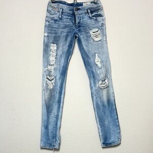 DIESEL Matic Slim Straight Distressed Jeans